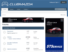 Tablet Screenshot of forum.clubmazda.ro